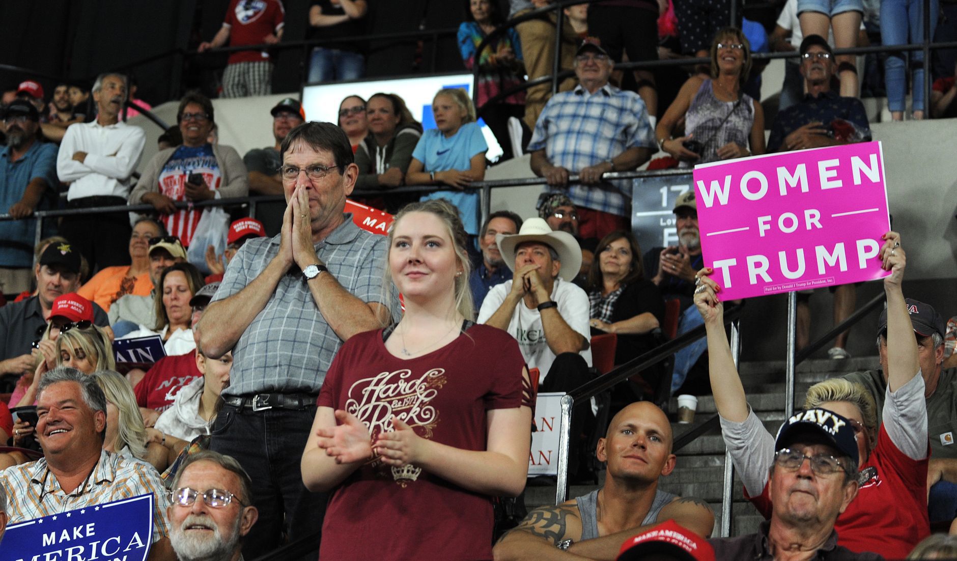 Trump crowd